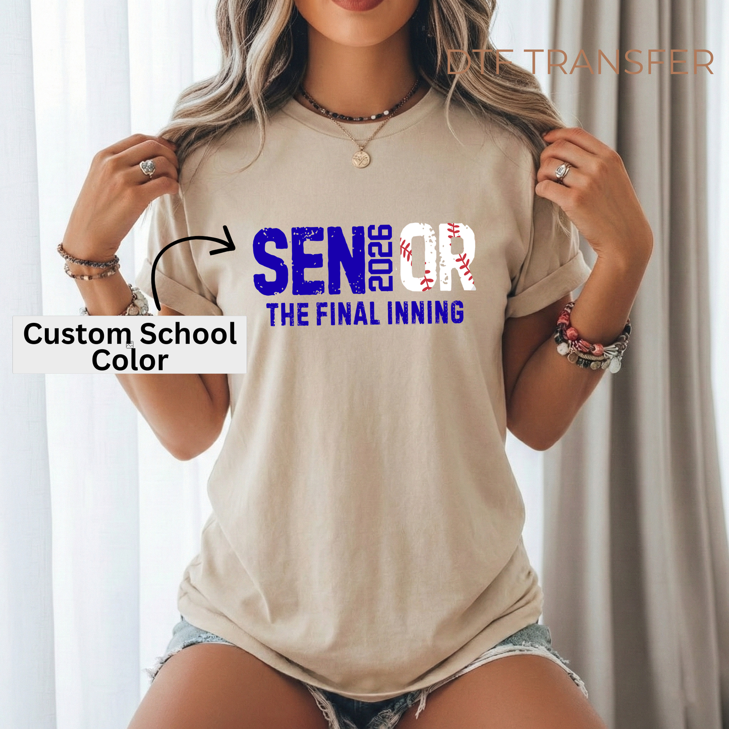 Senior Baseball DTF Transfer