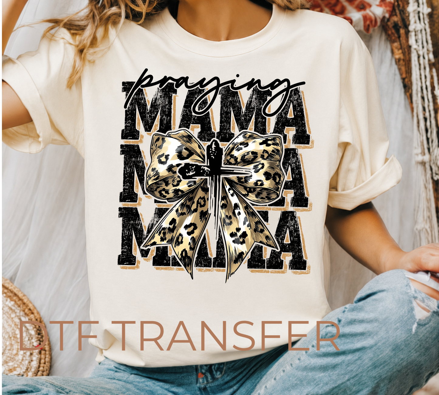 Praying Mama DTF Transfer