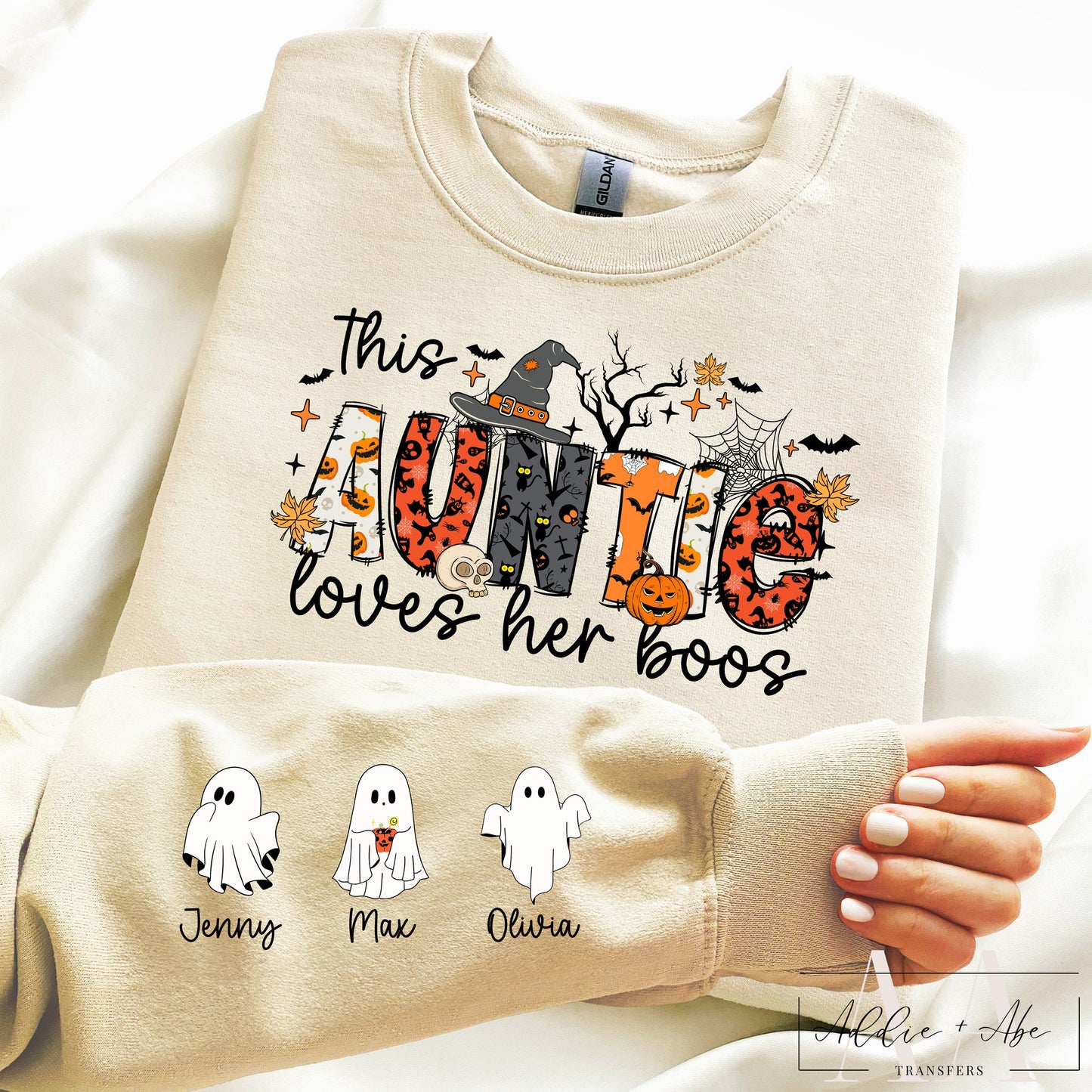 This Auntie Loves her Boos DTF Transfer