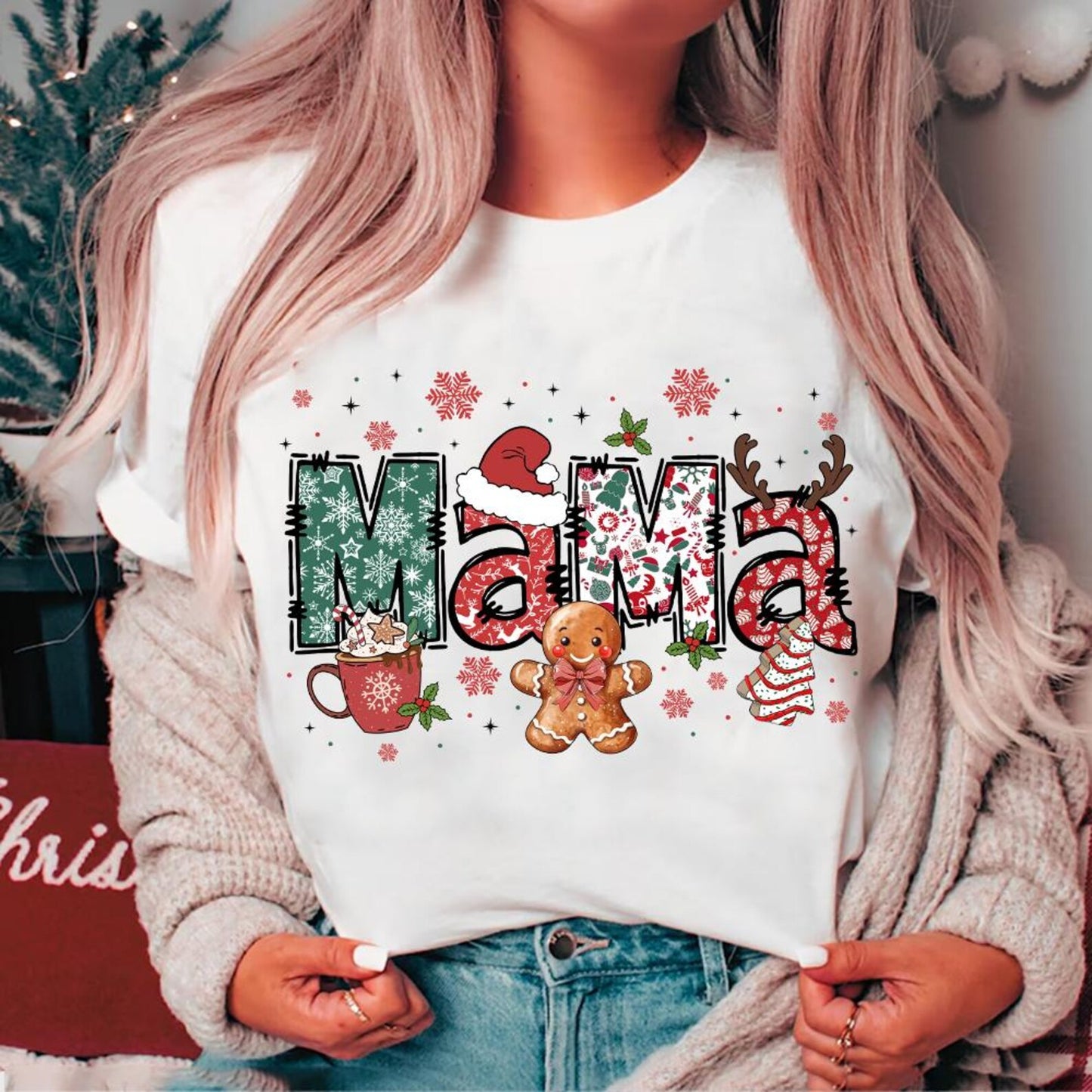 Mama Holiday DTF Transfer