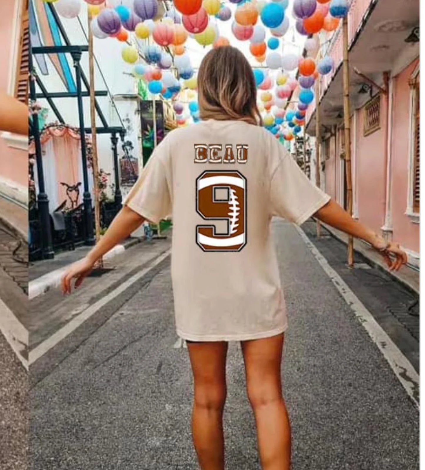 Football custom Jersey number DTF Transfer