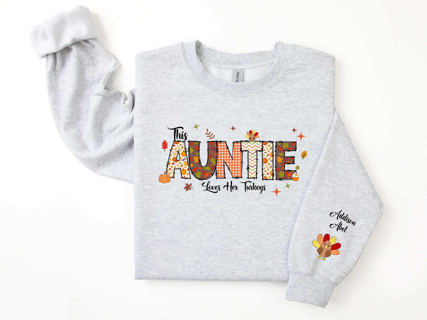 This Auntie Loves her Turkeys DTF Transfer