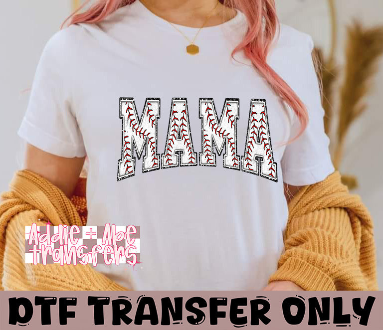 Baseball Mama DTF Transfer