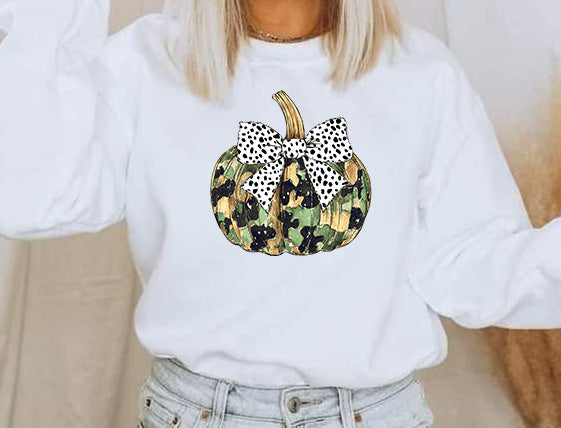 Camo Pumpkin DTF Transfer
