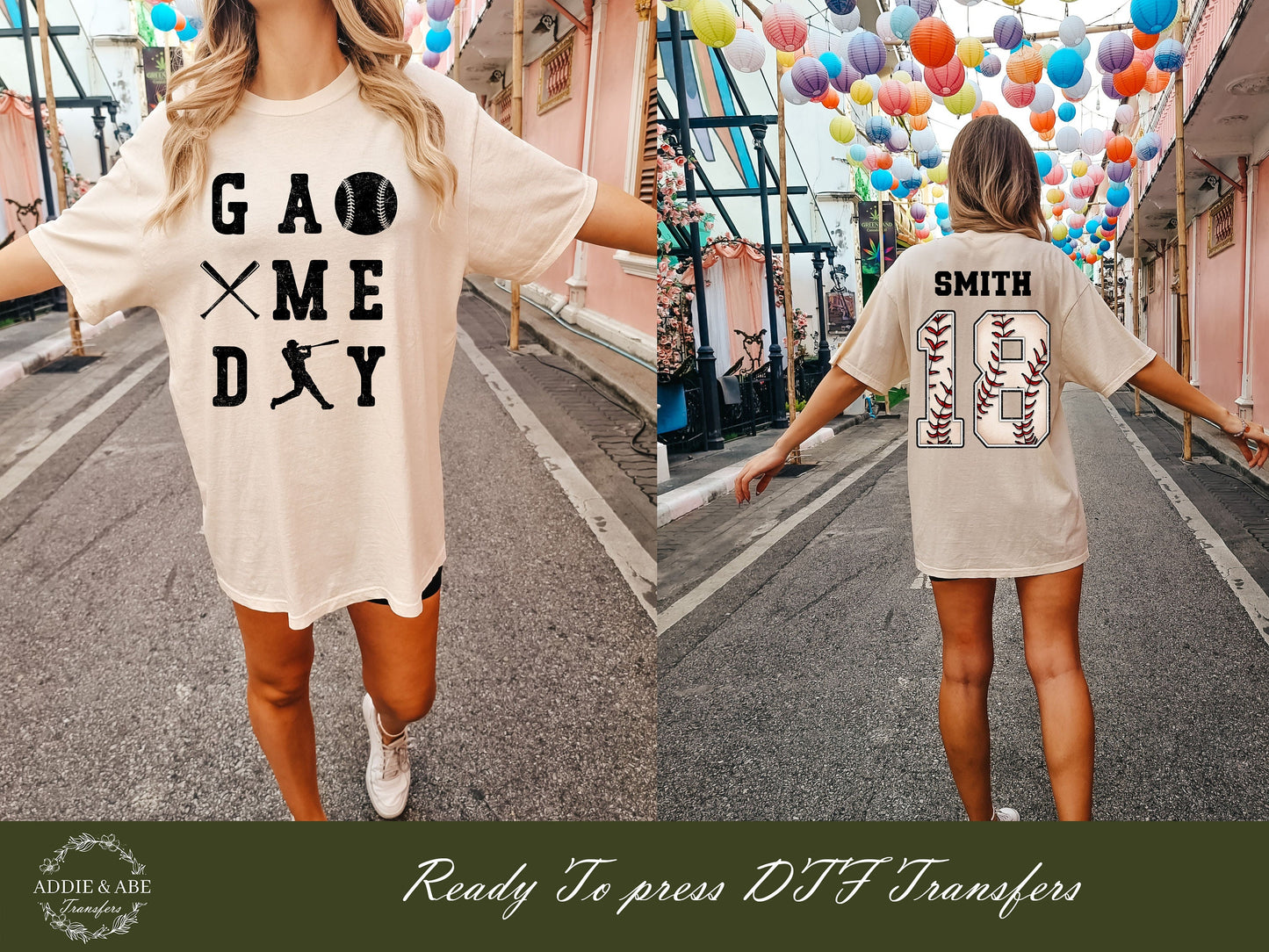 Game Day Baseball DTF Transfer