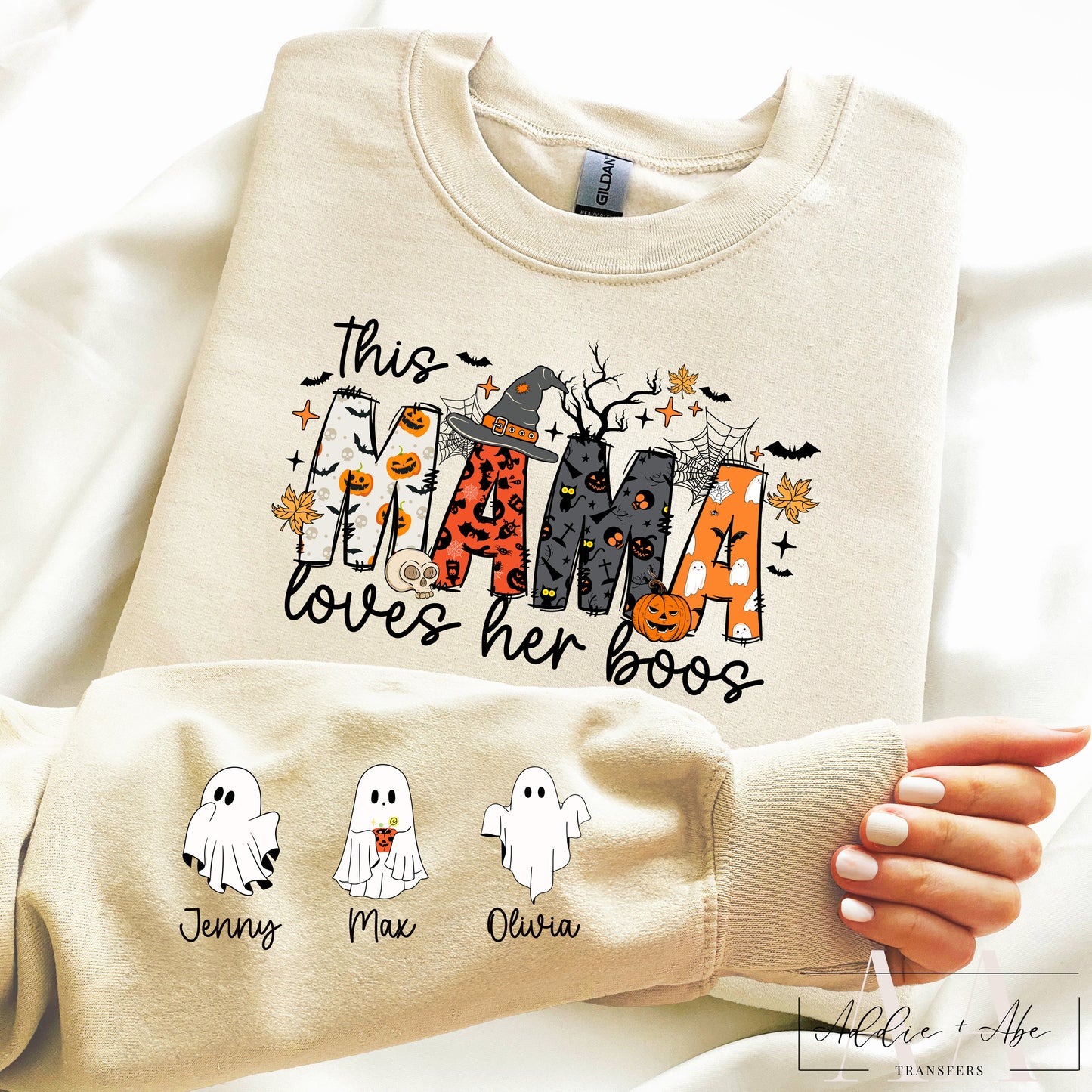 This Mama Loves her Boos DTF Transfer