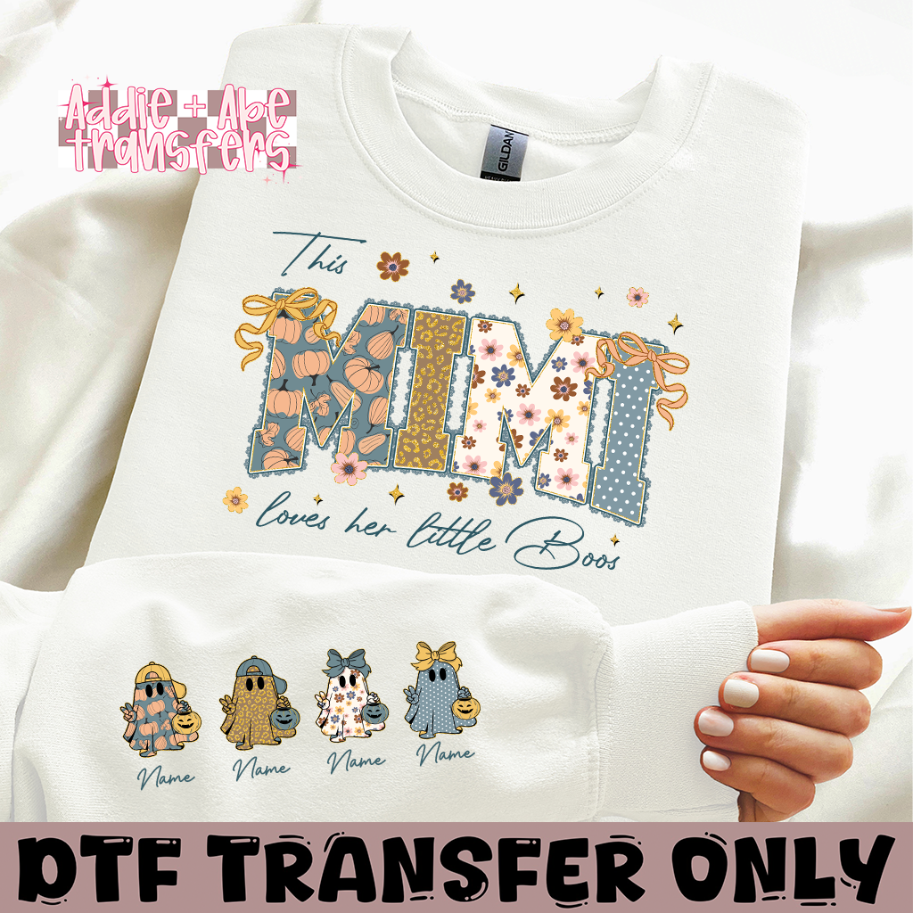 This Mimi Loves her Boos DTF Transfer