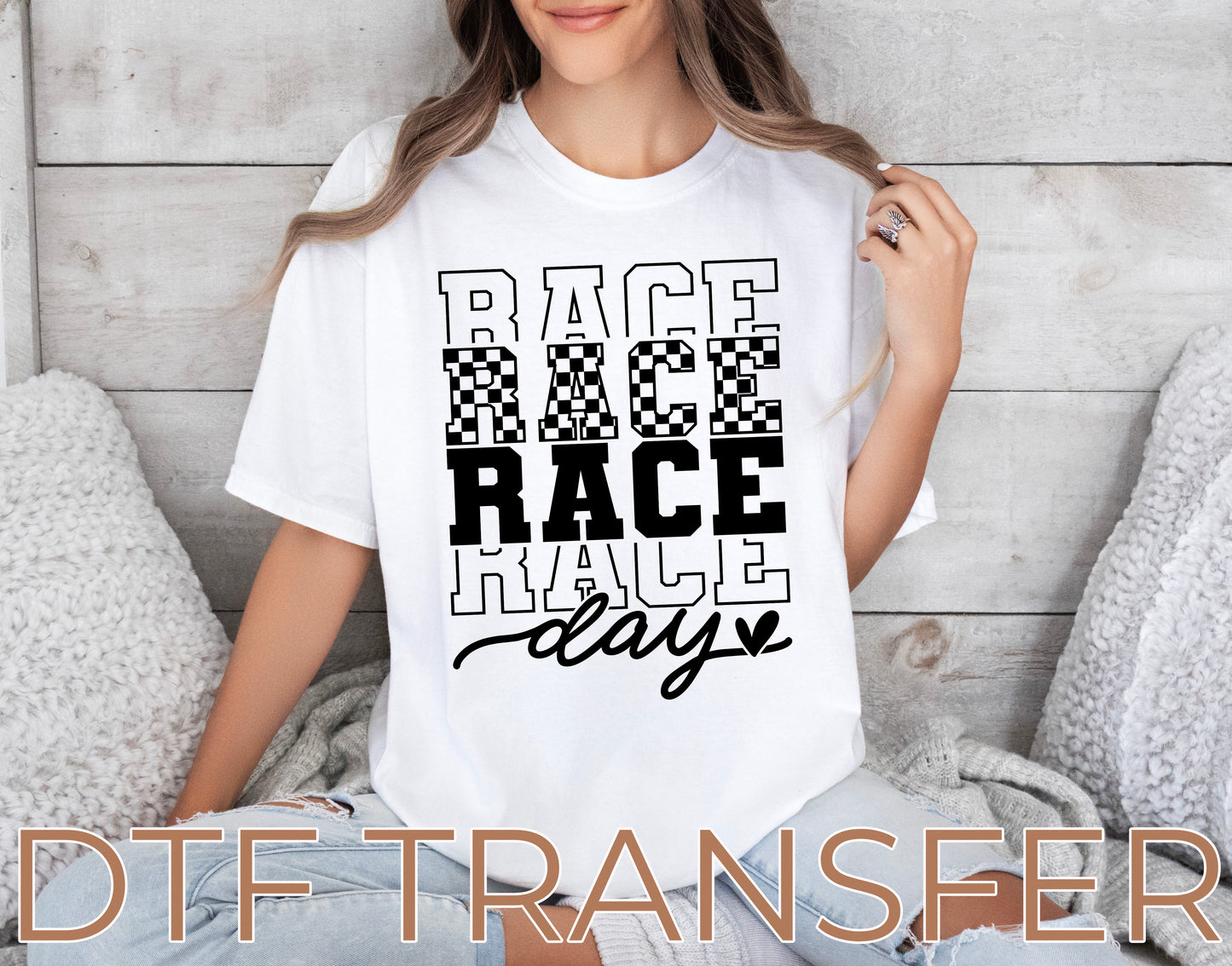 Race Day DTF Transfer