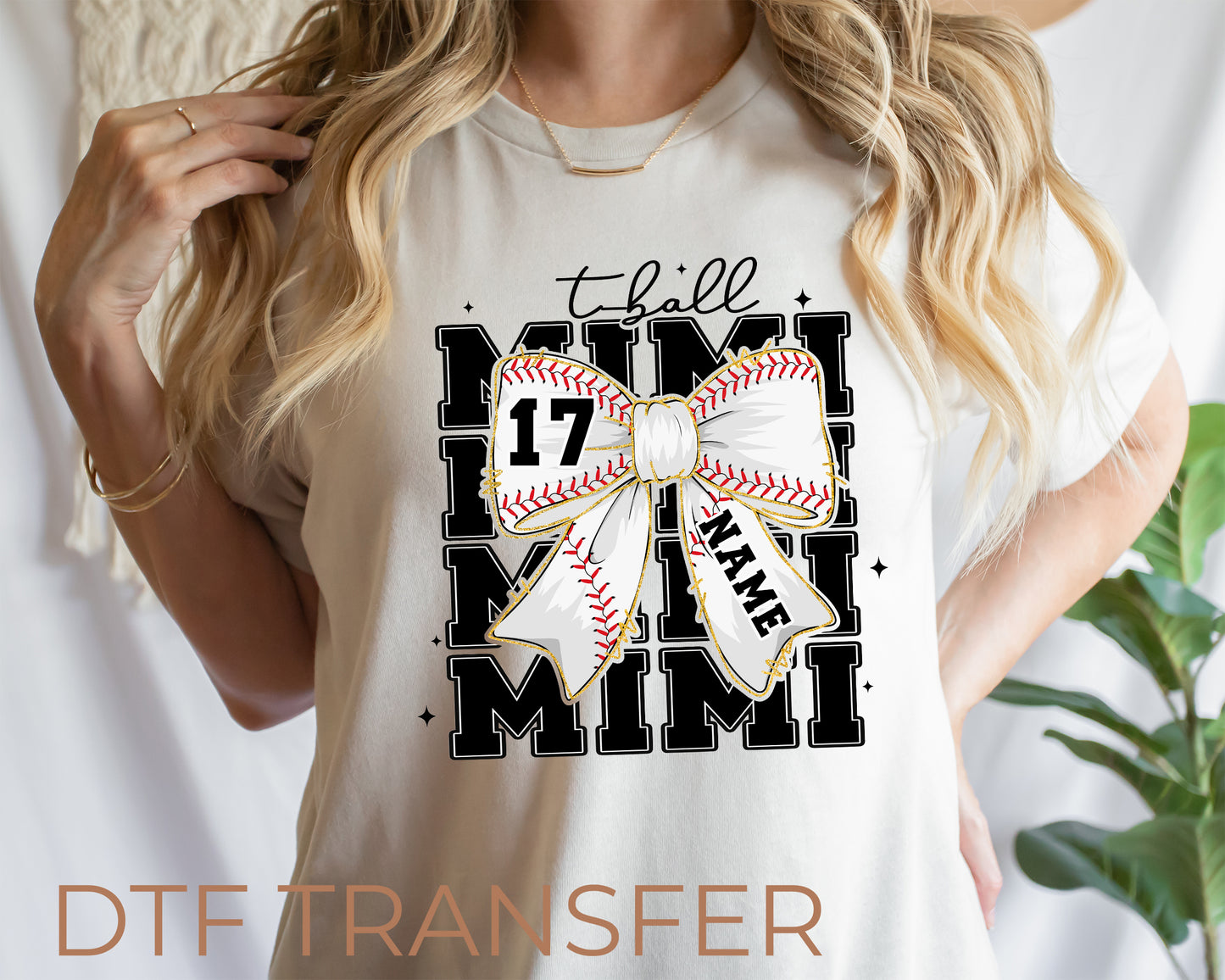 T-Ball Mimi Custom DTF Transfer