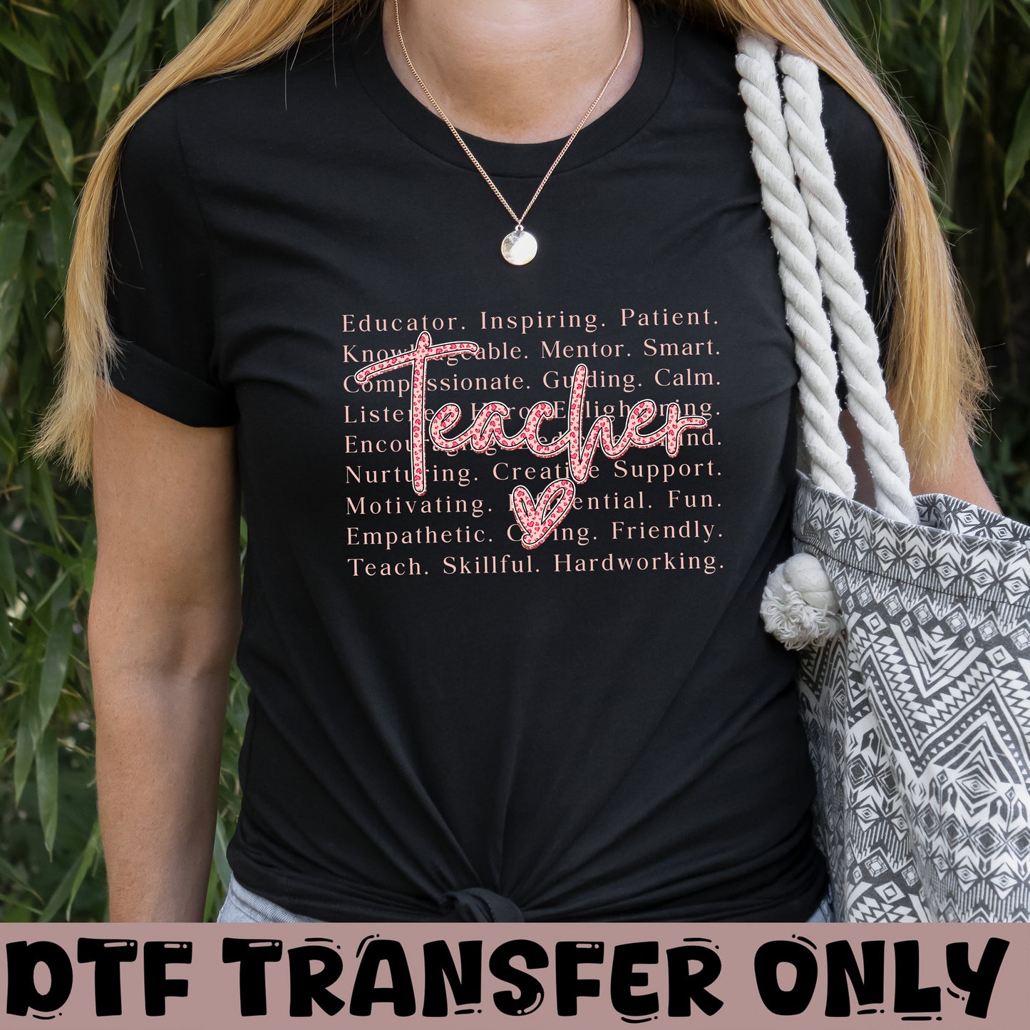 Teacher Cheetah Print DTF Transfer