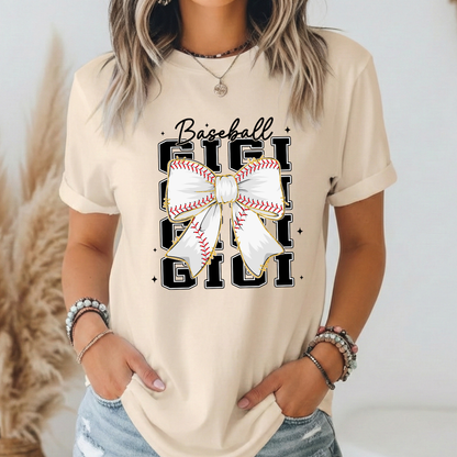 Baseball Gigi Custom DTF Transfer