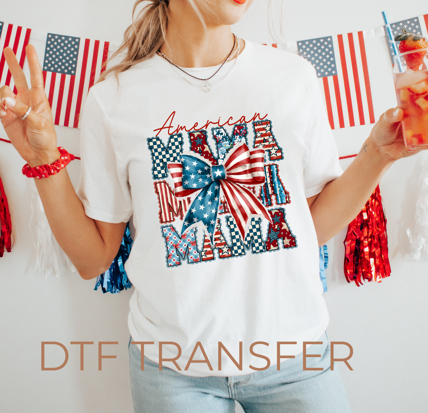 America Mama DTF Transfer