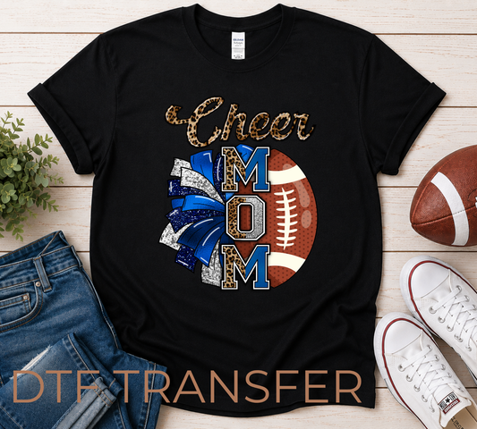 Cheer Mom Blue DTF