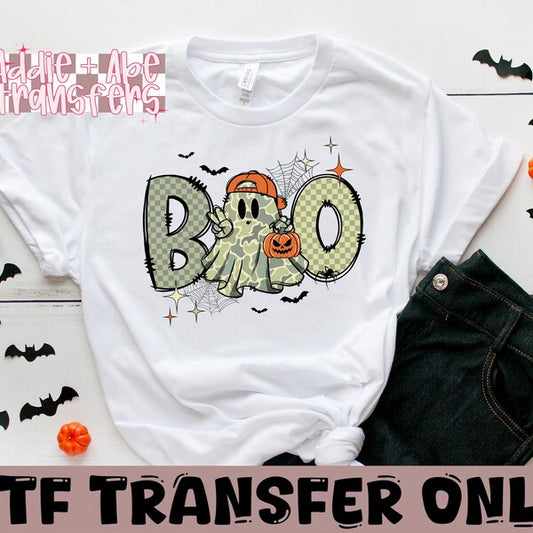 Camo Boo Boys Halloween DTF