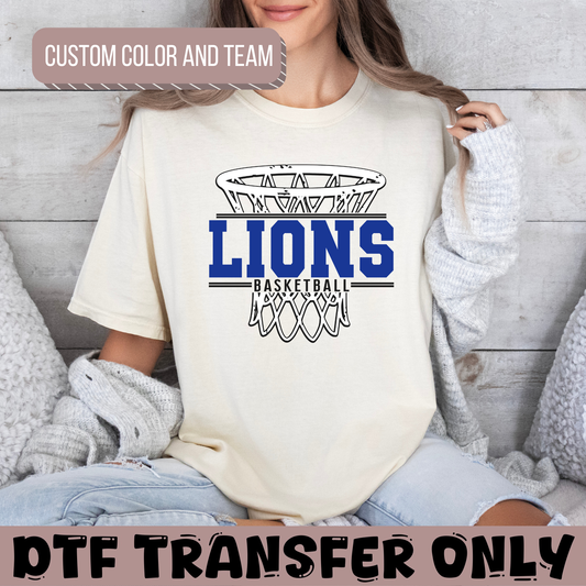 Basketball Custom DTF Transfer