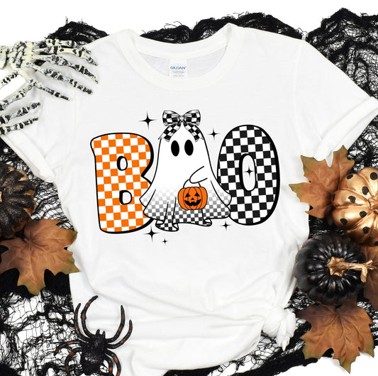 Boo Girls Halloween DTF