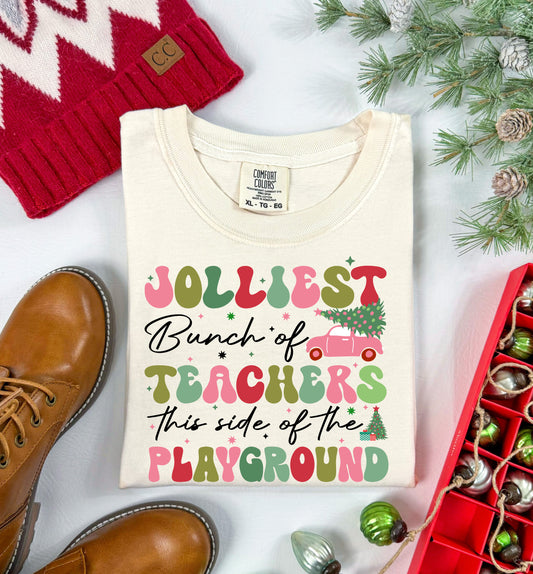 Jolliest Bunch of Teachers DTF Transfer