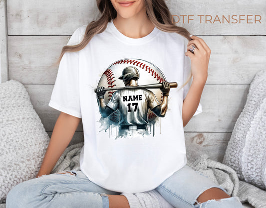 Baseball Personalized DTF Transfer