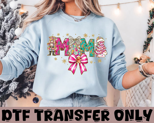Mama Christmas DTF Transfer