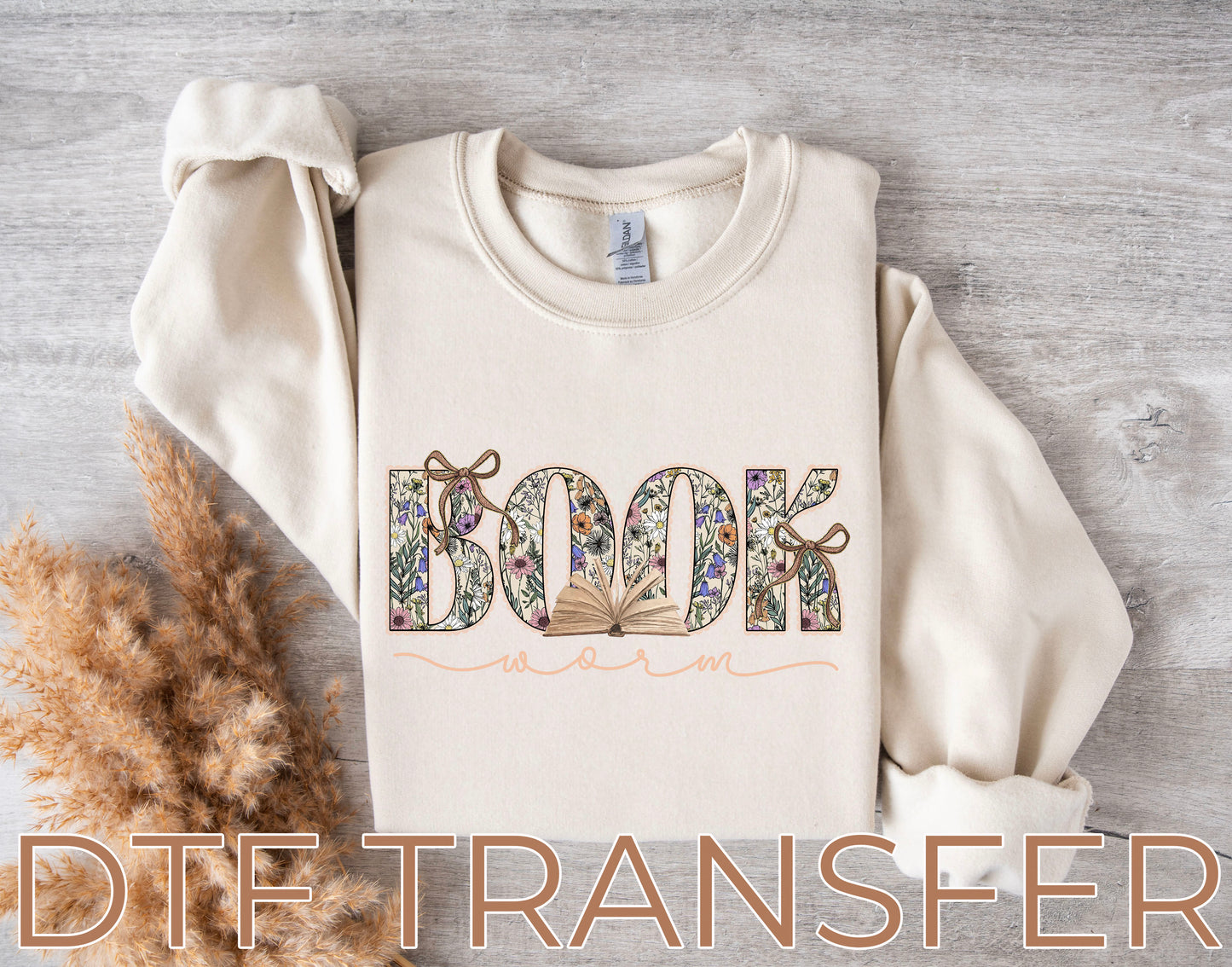 Bookworm DTF Transfer
