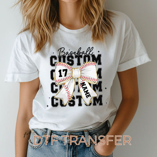 Custom Baseball DTF Transfer