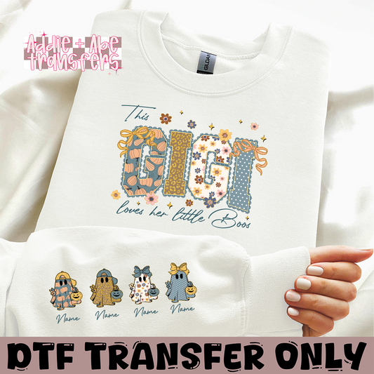 This Gigi Loves her Boos DTF Transfer