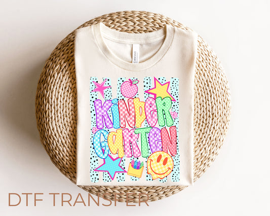 Kindergarten DTF Transfer
