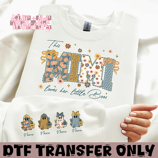 This Mimi Loves her Boos DTF Transfer