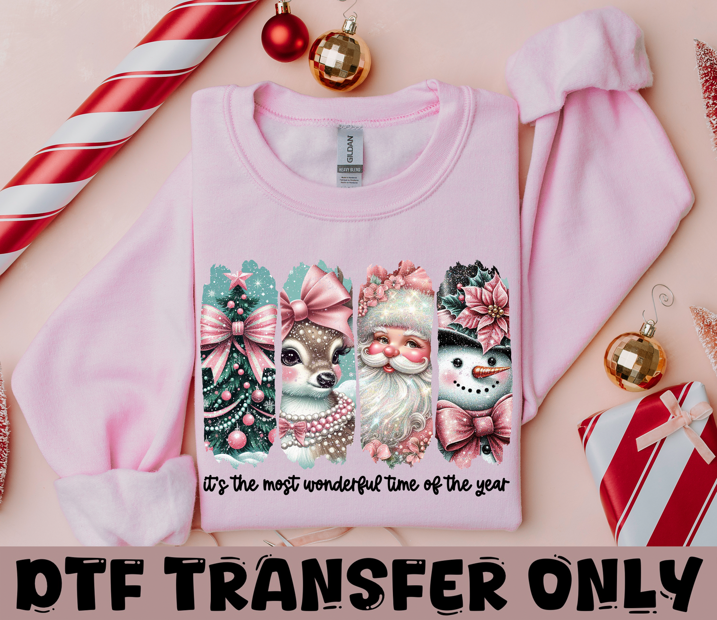 Most Wonderful time of the year DTF Transfer
