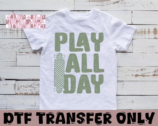Play all Day DTF Transfer
