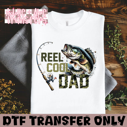 Reel Cool Dad Personalized DTF Transfer