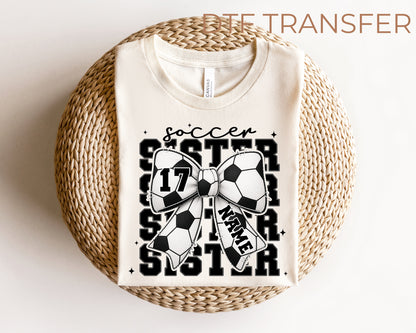 Soccer Sister DTF Transfer