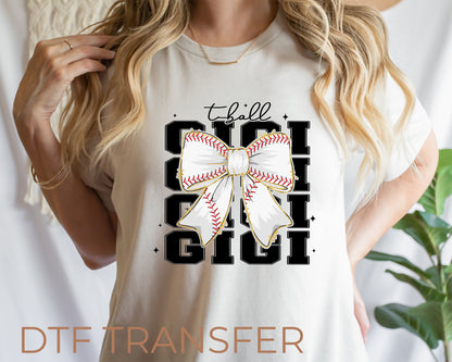 T-Ball Gigi Custom DTF Transfer