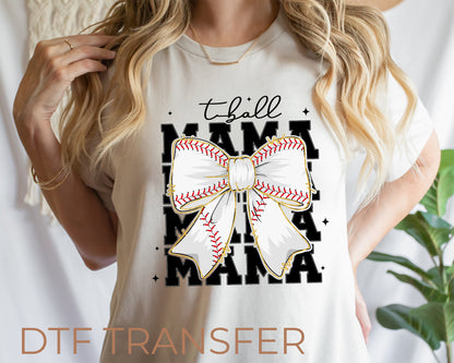 T-Ball Mama Custom DTF Transfer