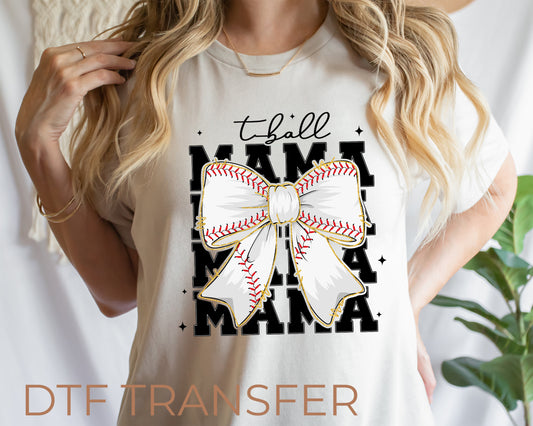 T-Ball Mama Custom DTF Transfer