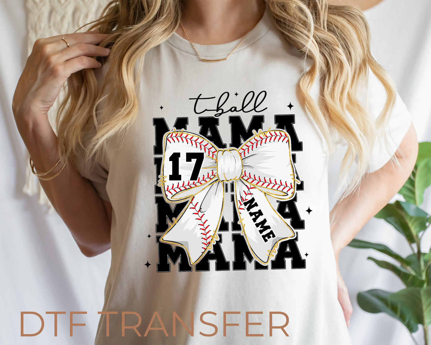 T-Ball Mama Custom DTF Transfer