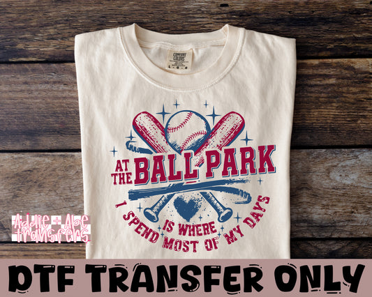 Baseball Grammy DTF Transfer